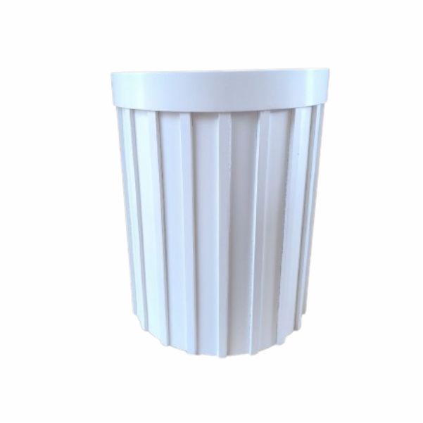 Cilindro Branco Ripado P 